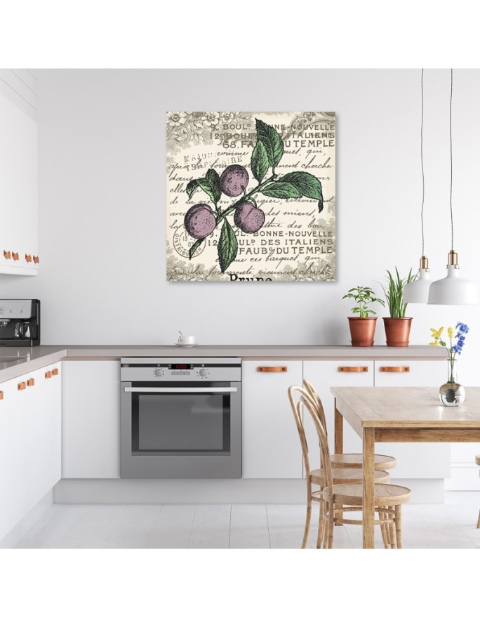 Canvas print modern - Plum vintage | FEEBY