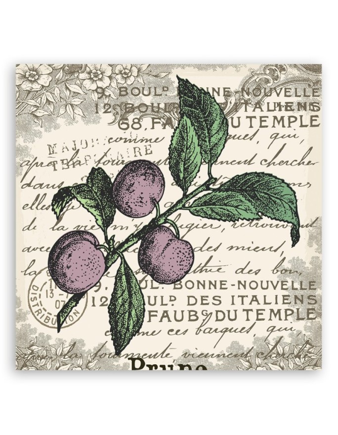 Canvas print modern - Plum vintage | FEEBY