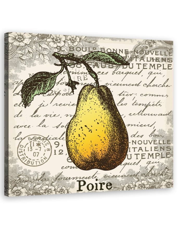 Canvas print - Vintage pear | FEEBY