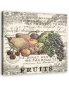 Modern painting for the kitchen - Vintage fruit | FEEBY