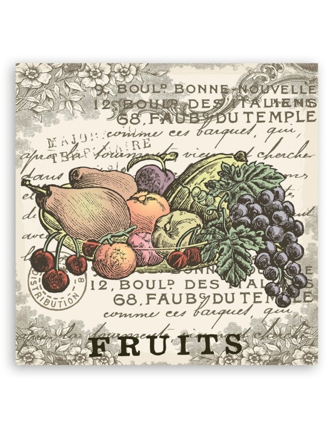Modern painting for the kitchen - Vintage fruit | FEEBY