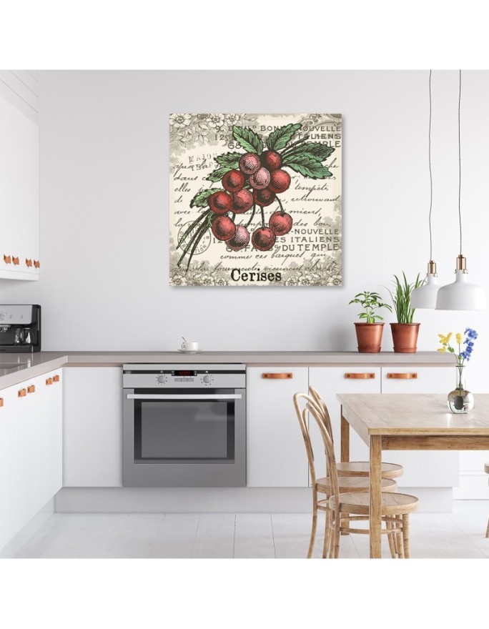Canvas prints for the kitchen - Vintage cherry | FEEBY