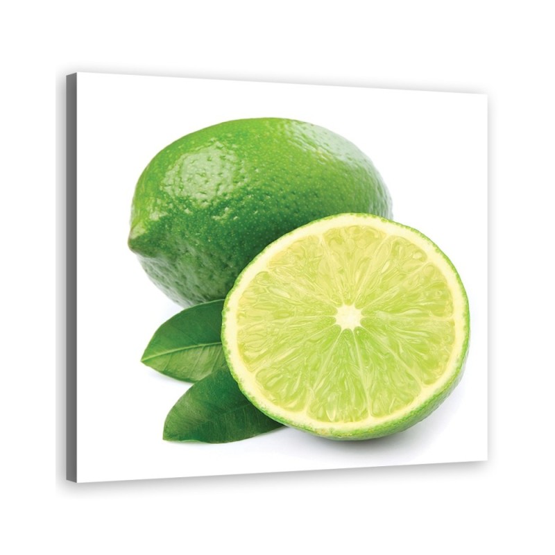 Canvas painting for the kitchen - Lime fruit | FEEBY