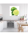 Canvas painting for the kitchen - Lime fruit | FEEBY