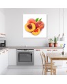 Canvas print - Peach fruit | FEEBY