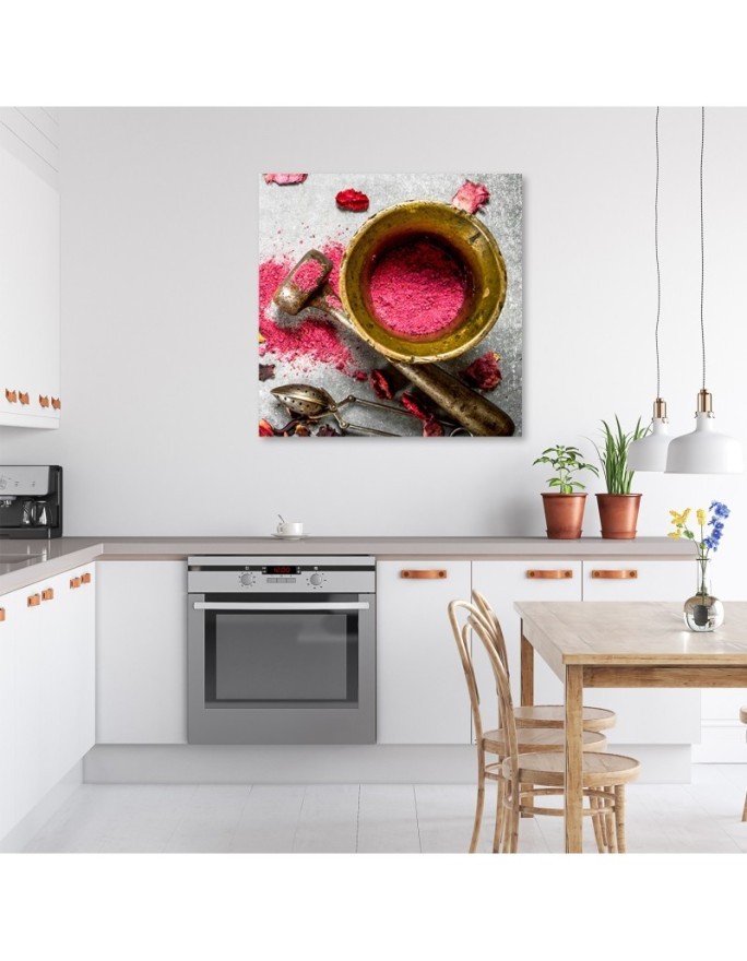 Pink dust - Canvas painting. High quality  | FEEBY