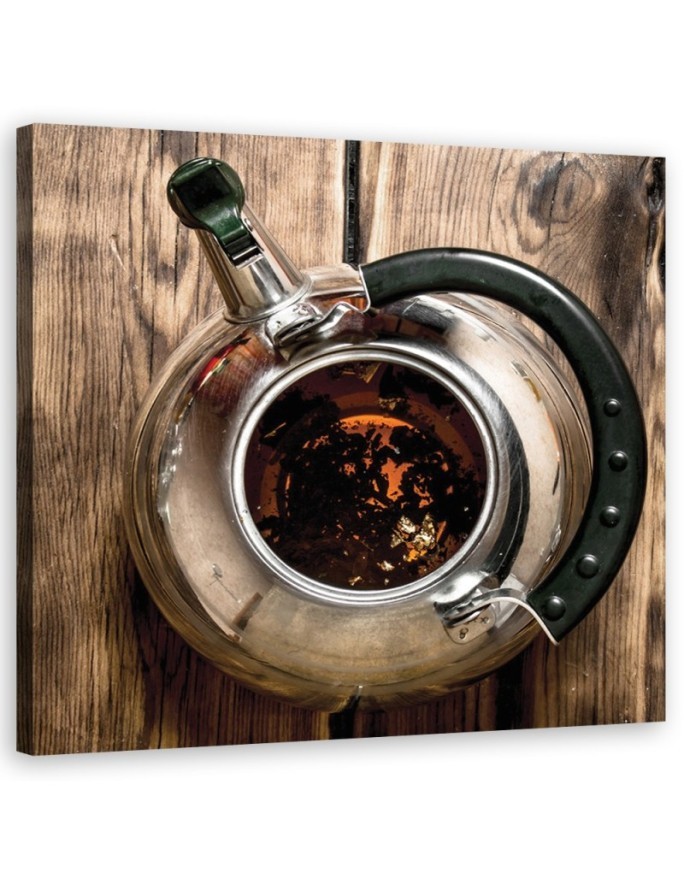 Tea kettle - Modern Canvas painting for the kitchen | FEEBY