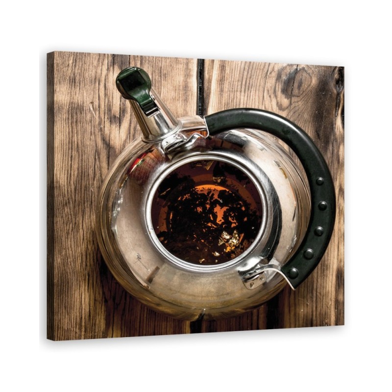 Tea kettle - Modern Canvas painting for the kitchen | FEEBY