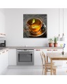 Tea cup - Modern painting for the kitchen | FEEBY