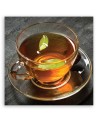 Tea cup - Modern painting for the kitchen | FEEBY