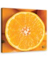 Orange macro - Canvas print for kitchen | FEEBY