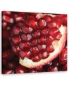 Pomegranate macro - Canvas print | FEEBY