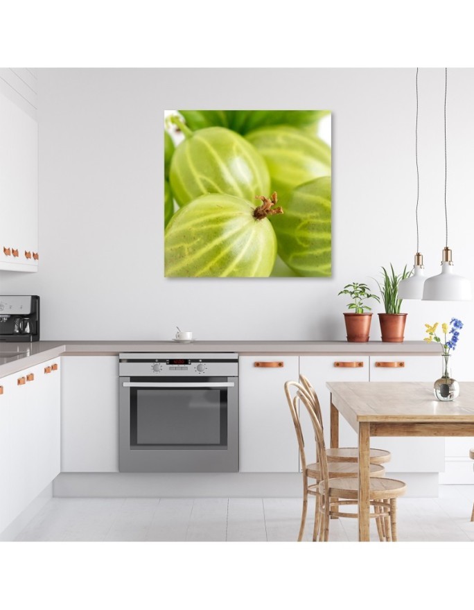 Gooseberry macro - Canvas print | FEEBY