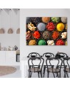 Canvas prints for kitchen modern - Herbs spices kitchen food | FEEBY