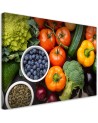 Canvas prints for the kitchen - Fresh vegetables and fruits | FEEBY