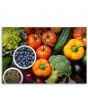 Canvas prints for the kitchen - Fresh vegetables and fruits | FEEBY