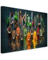 Canvas print - Herbs spices for the kitchen | FEEBY