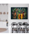 Canvas print - Herbs spices for the kitchen | FEEBY