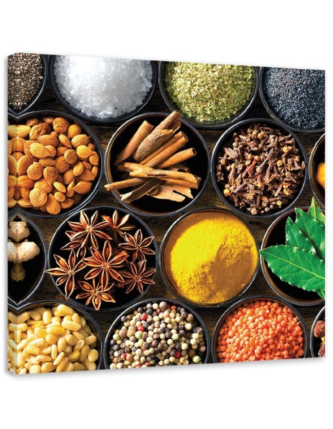 Canvas prints for the kitchen - Kitchen spices | FEEBY