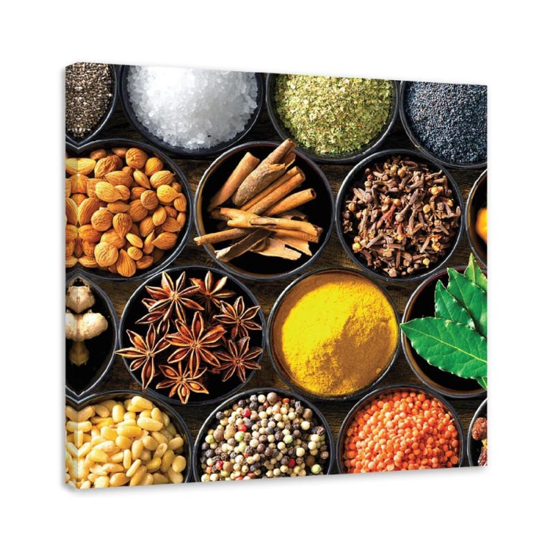 Canvas prints for the kitchen - Kitchen spices | FEEBY