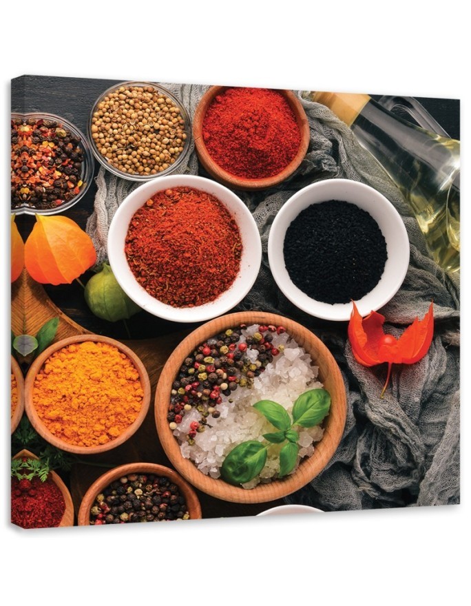 Canvas prints for the kitchen - Aromatic spices | FEEBY