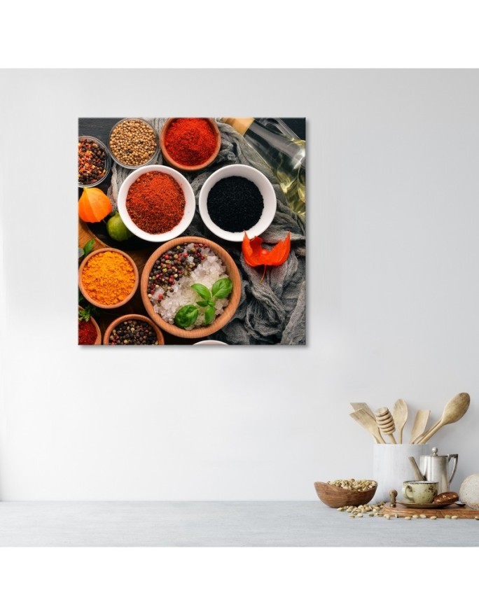Canvas prints for the kitchen - Aromatic spices | FEEBY
