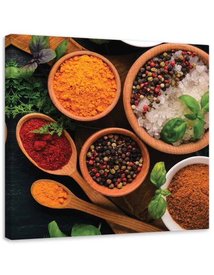 Canvas print Kitchen spices