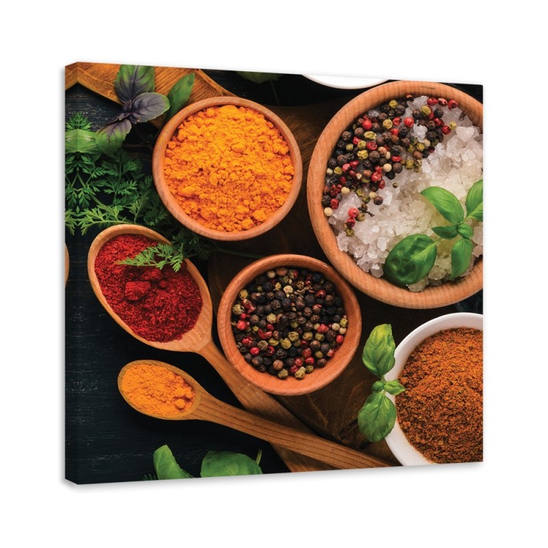 Canvas prints for the kitchen modern - Kitchen spices | FEEBY
