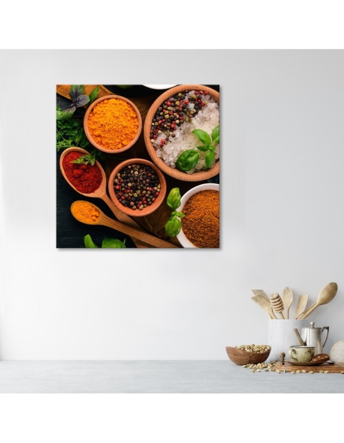 Canvas prints for the kitchen modern - Kitchen spices | FEEBY