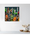 Canvas print modern - Herbs spices for the kitchen | FEEBY