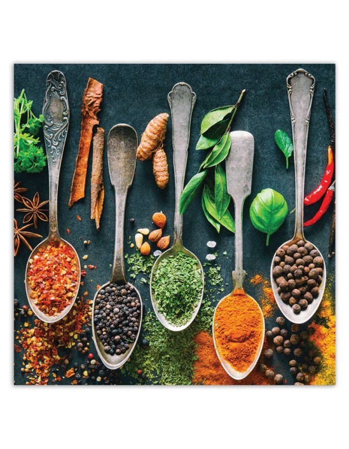 Canvas print modern - Herbs spices for the kitchen | FEEBY