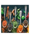 Canvas print modern - Herbs spices for the kitchen | FEEBY