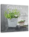 Canvas print - Oregano kitchen spices. High quality  | FEEBY