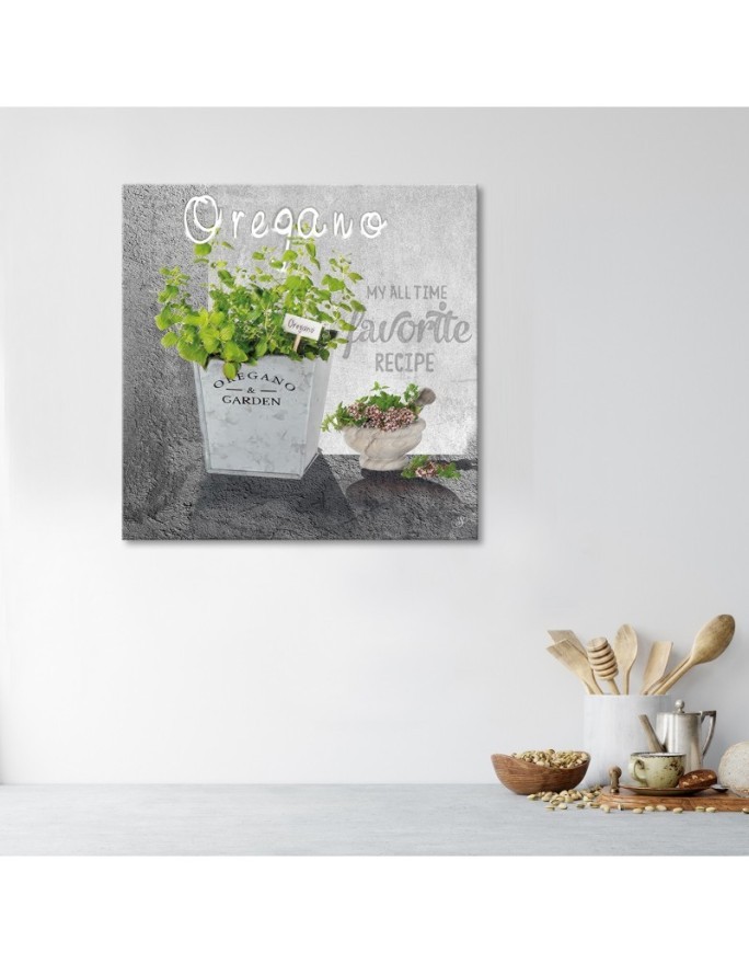 Canvas print - Oregano kitchen spices. High quality  | FEEBY
