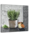Modern Canvas painting for the kitchen - Rosemary spices | FEEBY