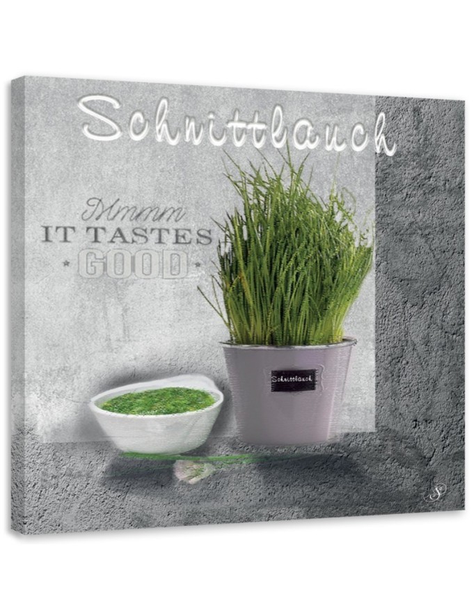 Canvas prints for the kitchen - Chives spices | FEEBY