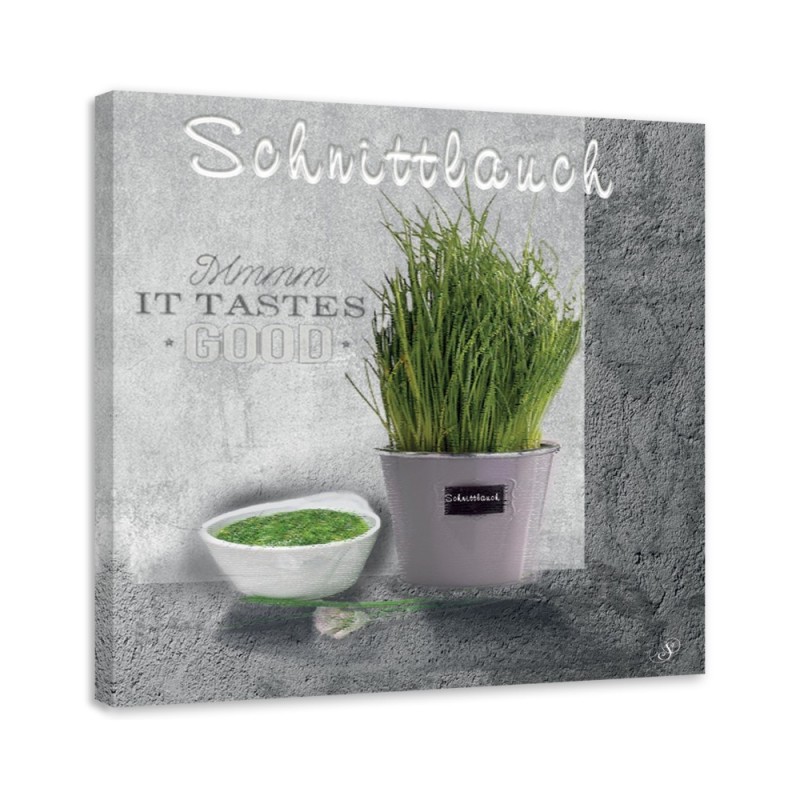 Canvas prints for the kitchen - Chives spices | FEEBY
