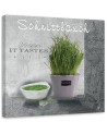 Canvas prints for the kitchen - Chives spices | FEEBY