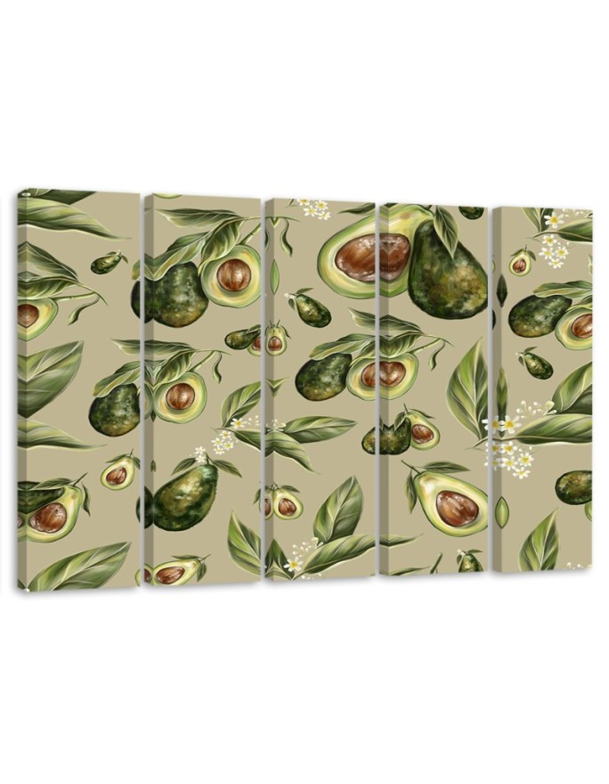 Canvas print Avocado halves...