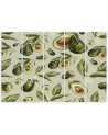 Avocado fruit 5 Piece - Canvas painting | FEEBY