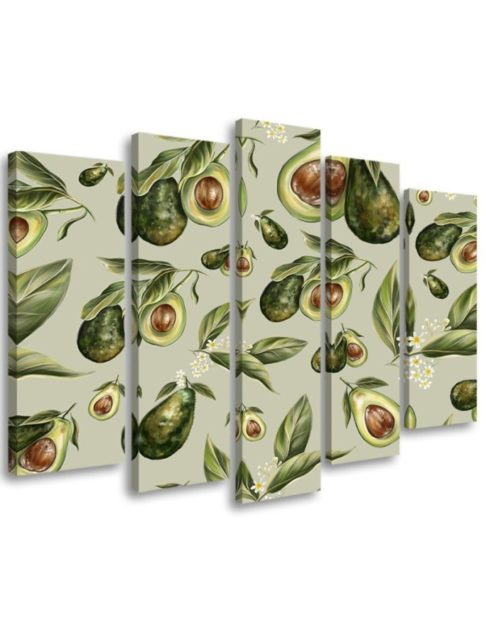 Canvas print Avocado halves