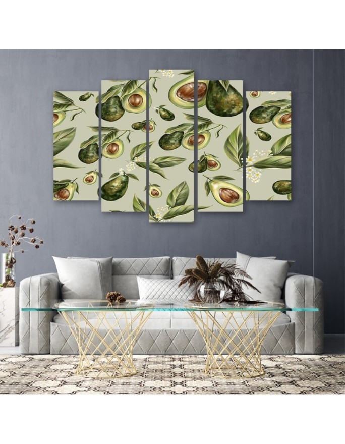 Avocado fruit - Canvas print modern | FEEBY