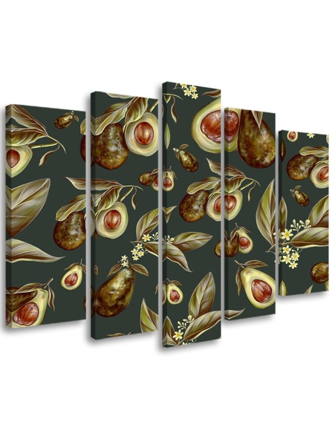 Canvas print Avocado halves