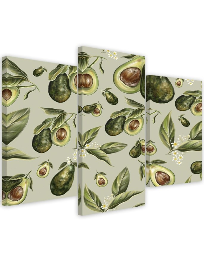 Canvas print Avocado halves