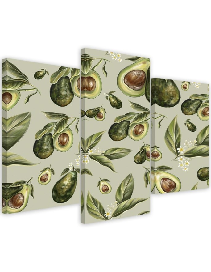 Canvas print for the kitchen - Avocado fruit | FEEBY
