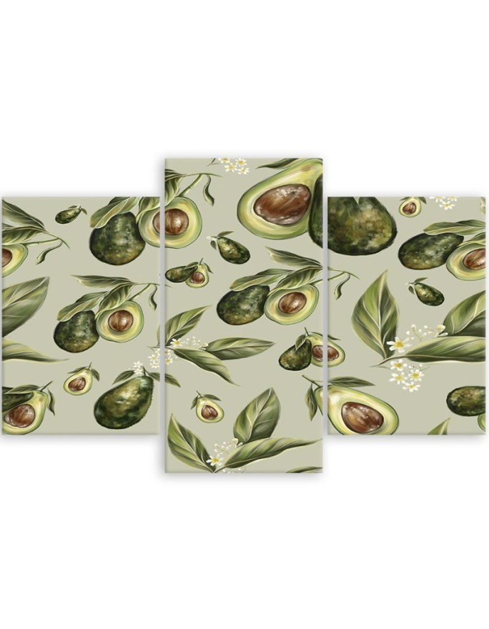 Canvas print for the kitchen - Avocado fruit | FEEBY