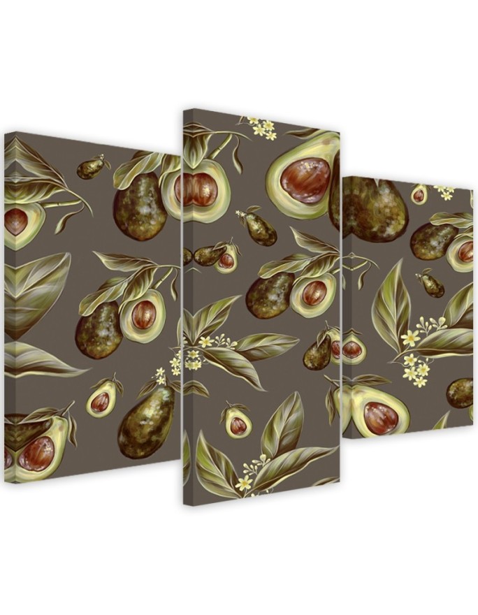 Canvas print Avocado halves