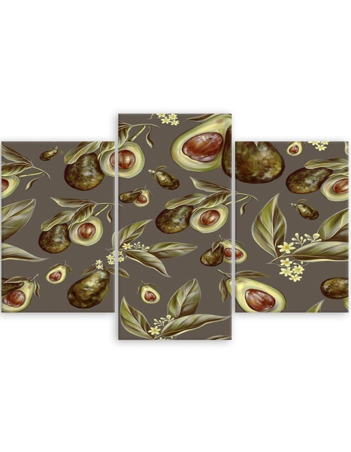 Canvas painting - Avocado fruit | FEEBY
