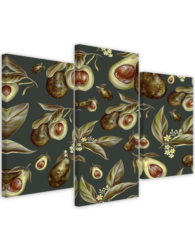 Modern painting for the kitchen - Avocado fruit | FEEBY