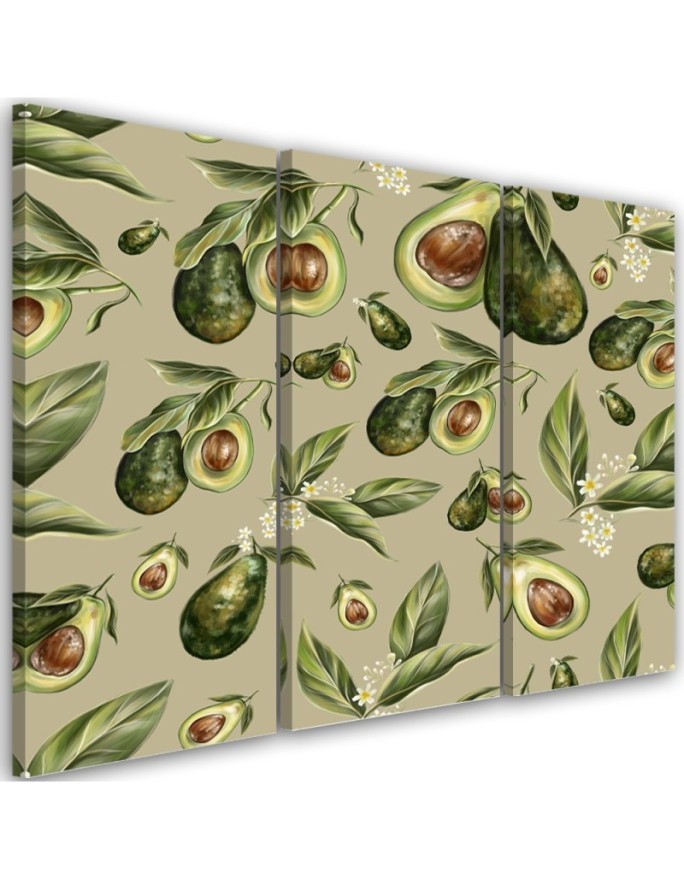 Modern painting for the kitchen - Avocado fruit | FEEBY